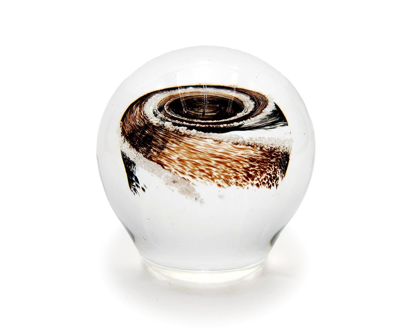 Galaxy Orb with Cremation Ashes