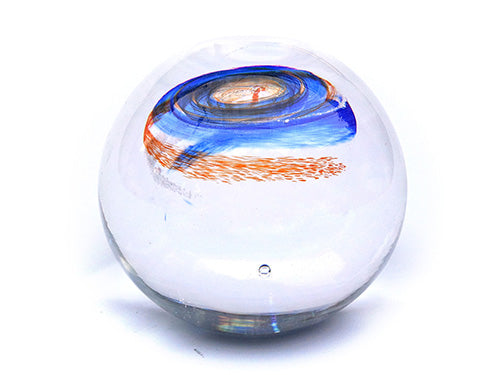 Galaxy Orb with Cremation Ashes