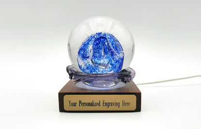 Wooden LED Lighted Stand (USB Powered)