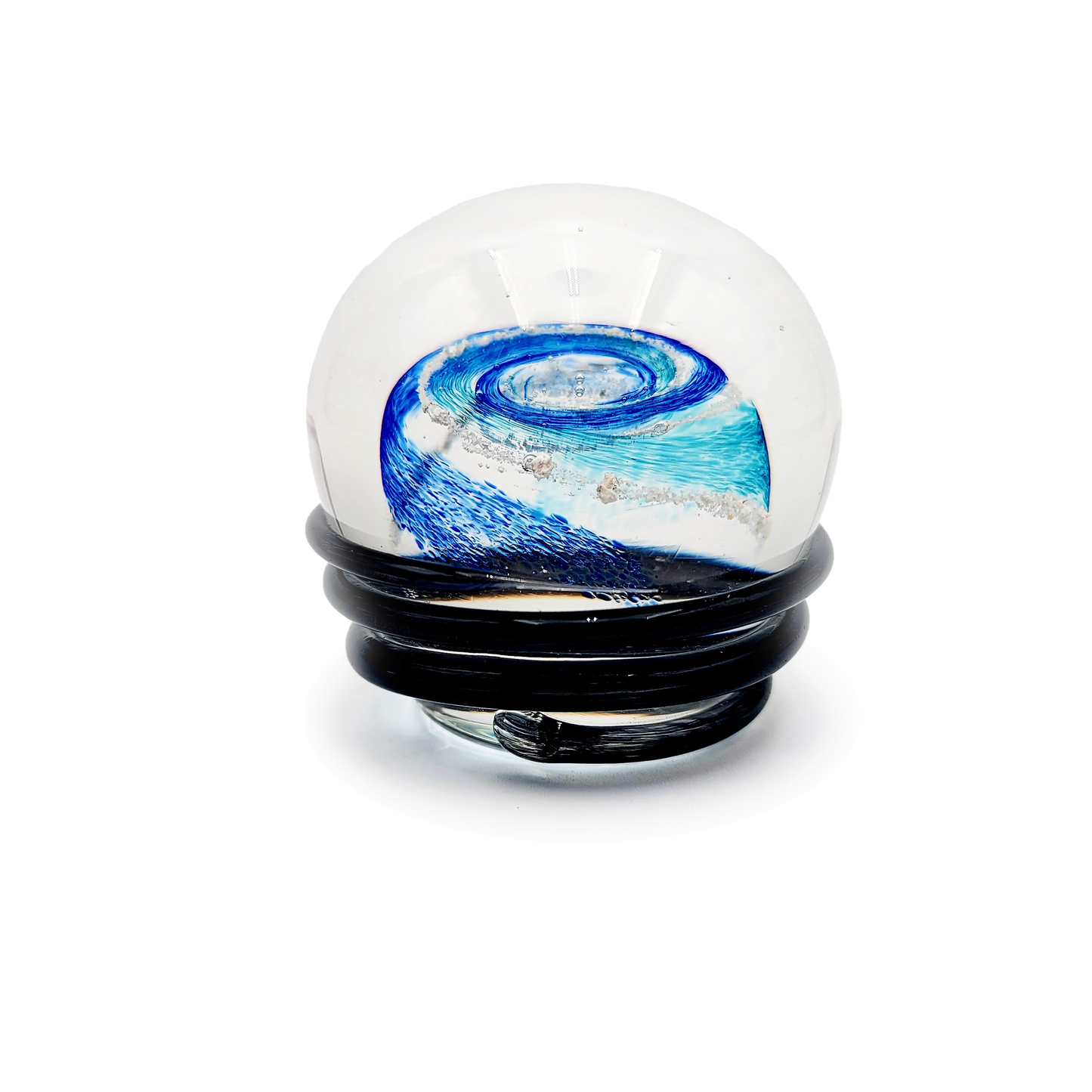 Galaxy Orb with Cremation Ashes