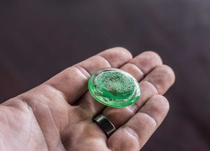 Touchstone with Cremation Ashes