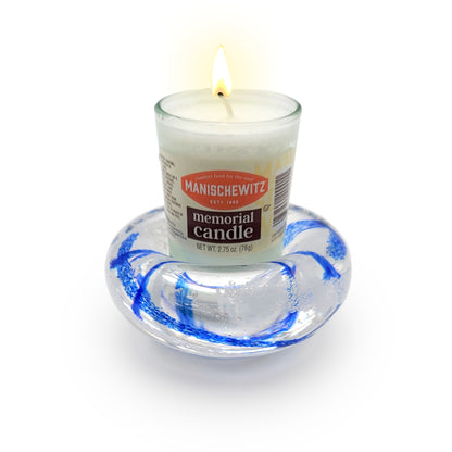 Memorial Candle Holder with Cremation Ashes